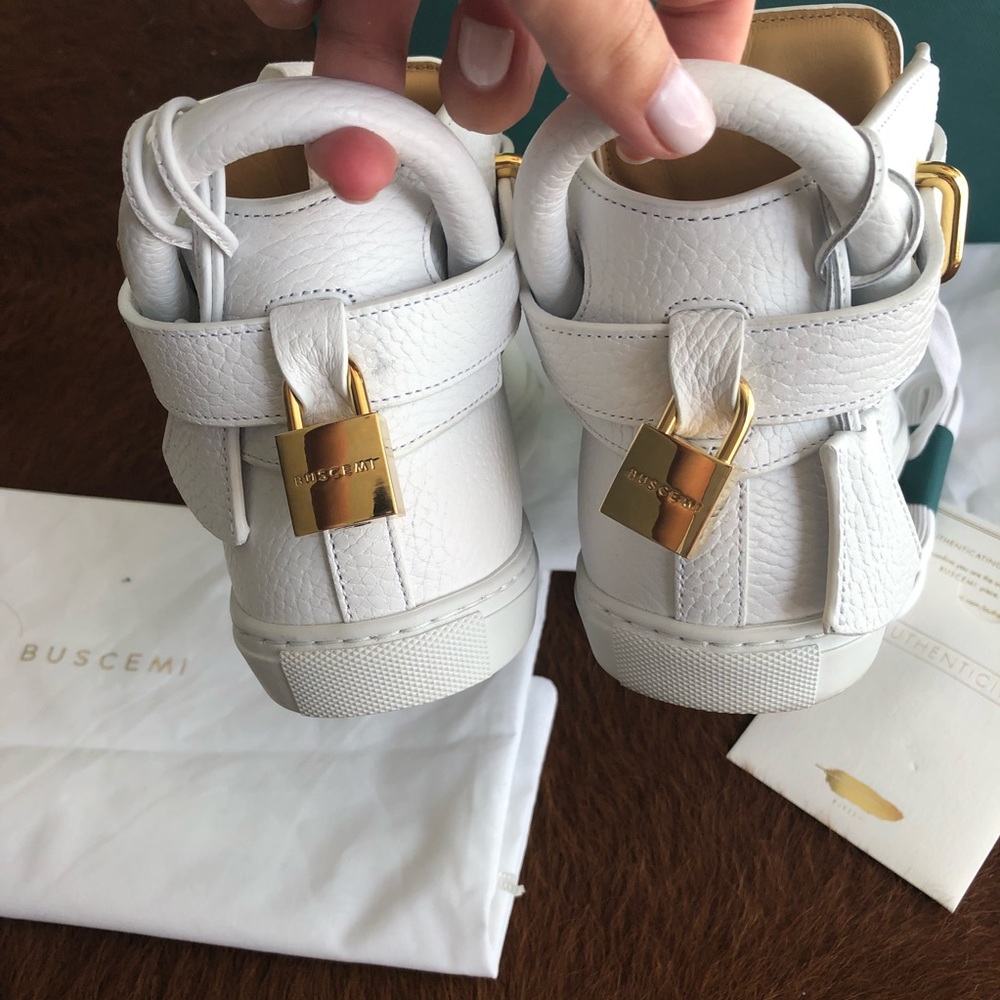Buscemi 100mmwhite sneakers - Picture 3 of 7